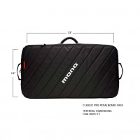 MONO Pro Pedalboard Case - Black (M80-PB3-BLK)