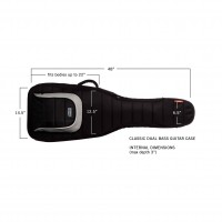 MONO Dual Bass Guitar Case - Black (M80-2B-BLK)