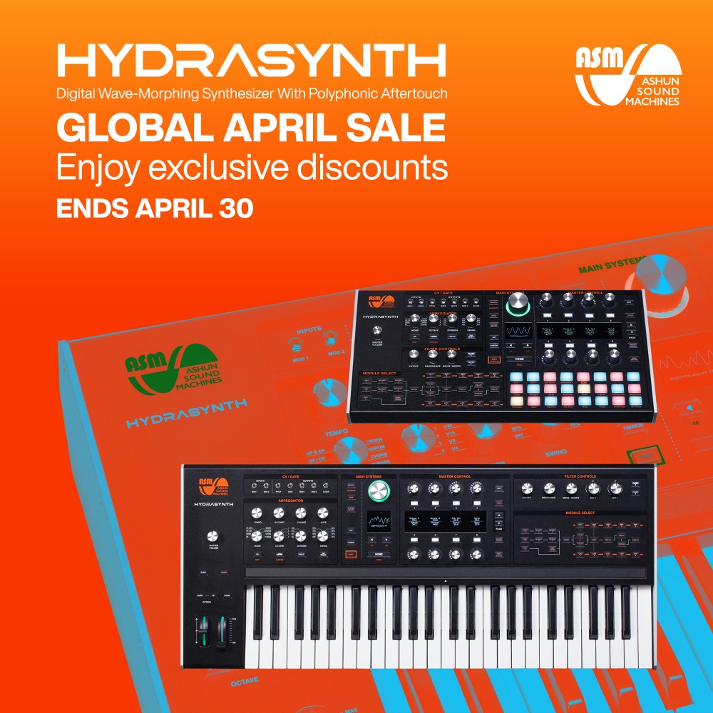 Hydrasynth Global April Sale 2024