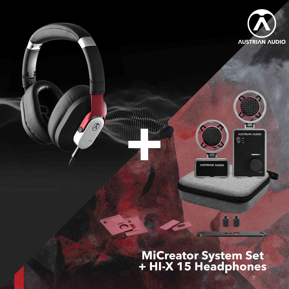 Austrian Audio MiCreator System Set + Hi-X15 Headphones