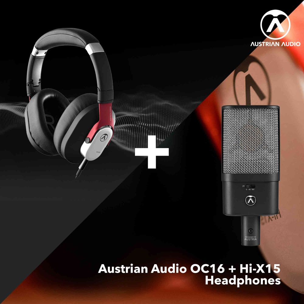 Austrian Audio OC16 + Hi-X15 headphones