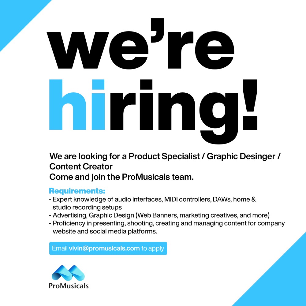 ProMusicals: We’re hiring!