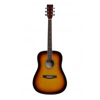 Darestone Acoustic Guitar 41" Satin Sunburst - DT AG1SSB