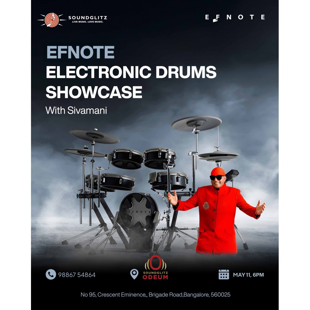 EFNOTE ELECTRONIC DRUMS SHOWCASE - BANGALORE 