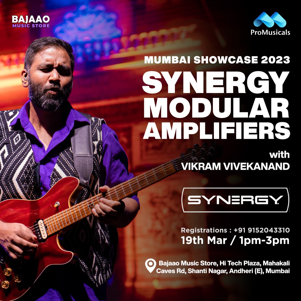 Synergy Amps Showcase 2023 with VIKRAM VIVEKANAND  (Bajaao Mumbai)