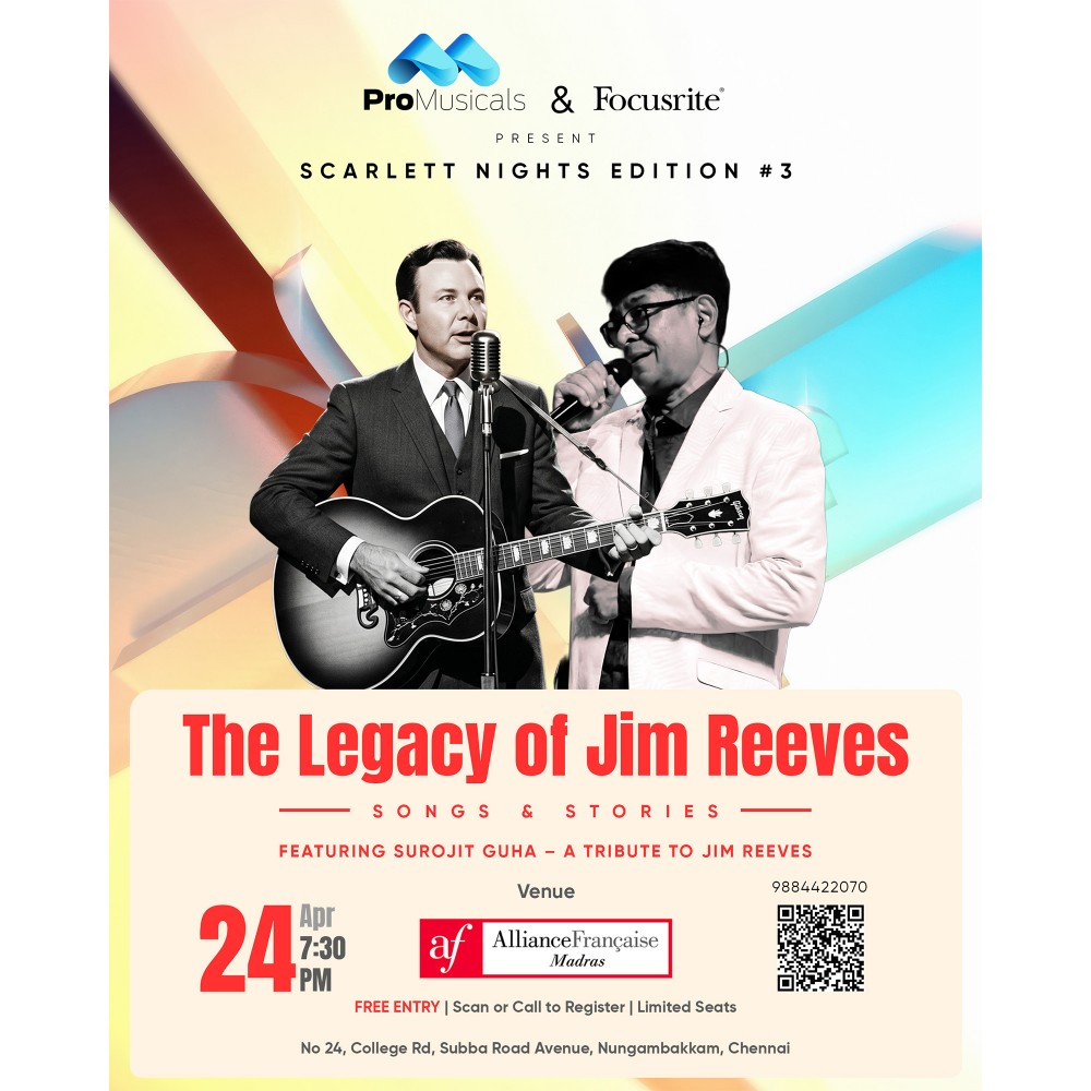 Scarlett Nights Edition 3 -  A Tribute to Jim Reeves  (Apr 24 -2026)