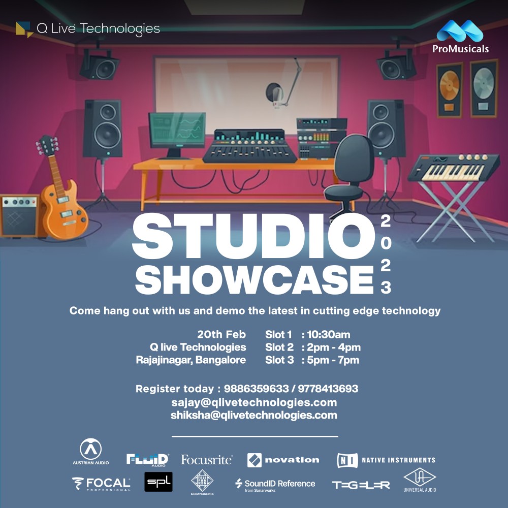 Q Live Studio Showcase 2023 Bangalore