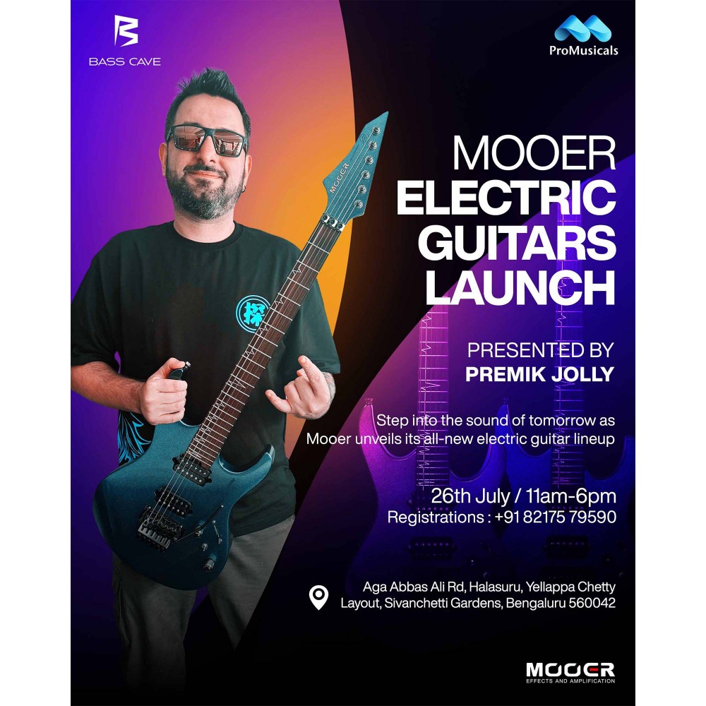 Mooer Guitars Launch - Banagalore 