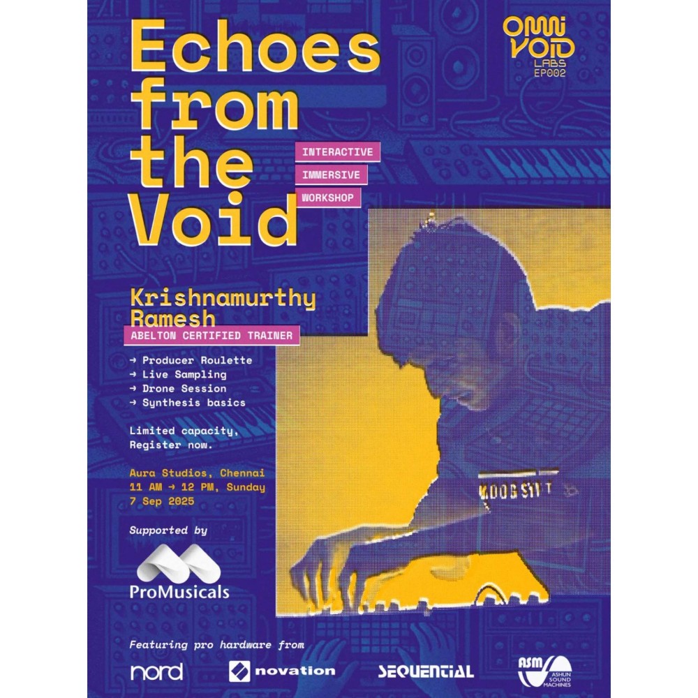 Echoes from the Void - Workshop by Krishnamurthy Ramesh (7 Sep - 2025)