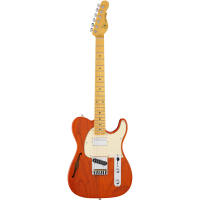 G&L ASAT Classic Bluesboy Semi Hollow (Tribute Series) - Clear Orange