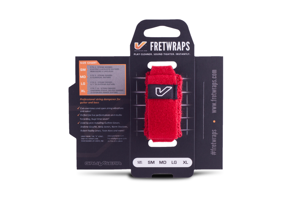 Gruv Gear FretWraps String Muters - Red (Small)
