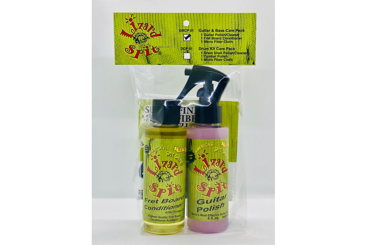 Lizard Spit Guitar and Bass Care Pack