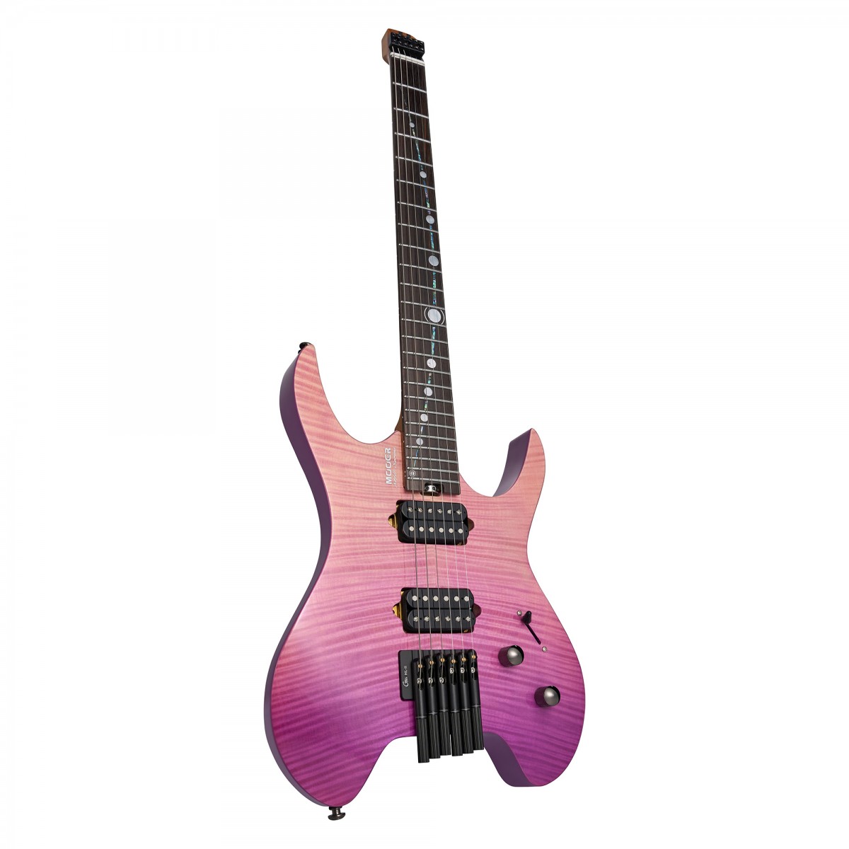 Mooer MHL 100 Headless Electric Guitar (Purple Burst)