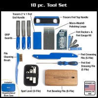 Music Nomad Premium Guitar Tech Fret Tool Set - 18 pc