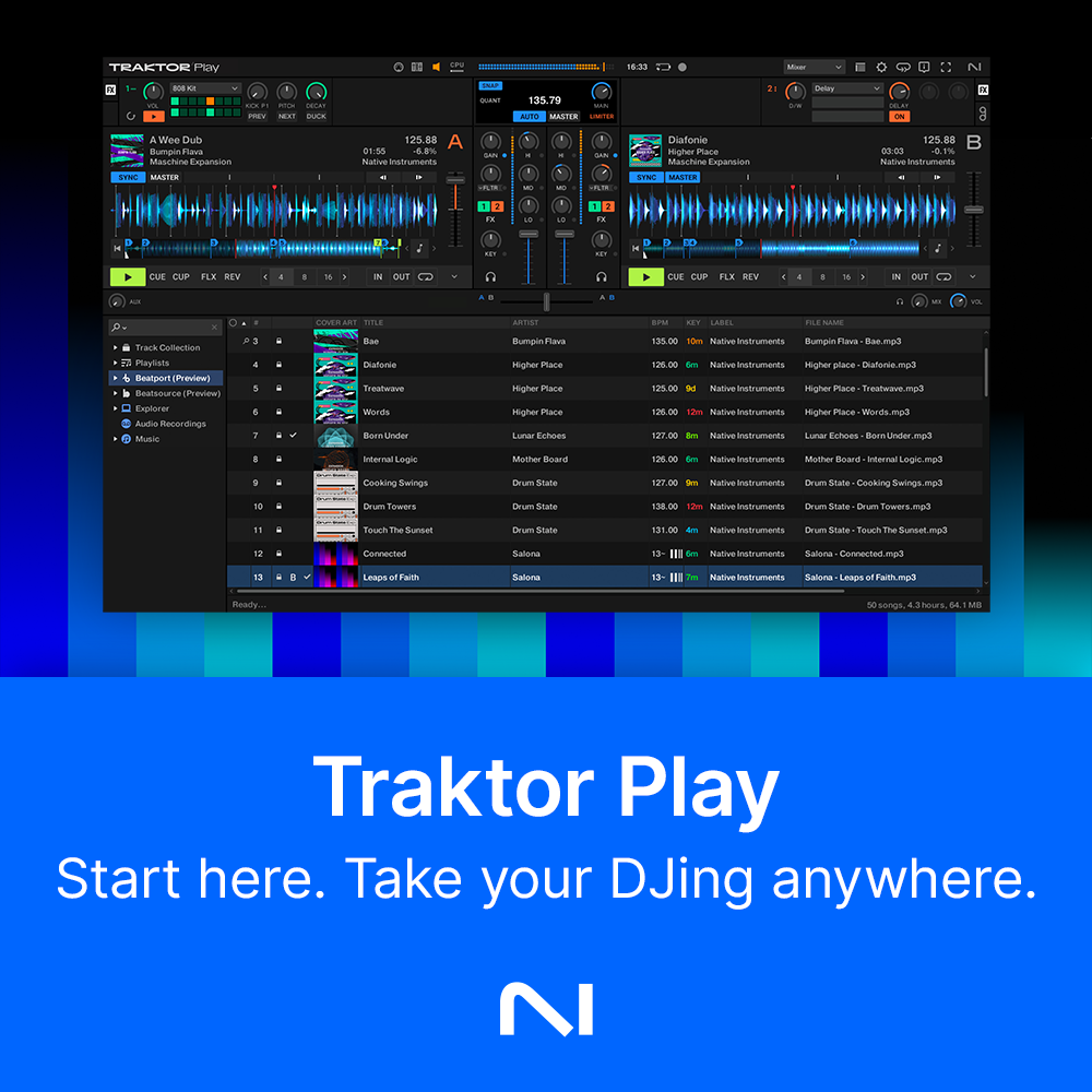 Introducing Traktor Play: DJ Software Made Simple