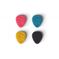 Rombo Guitar Pick Set - Waves (4 Picks - 1.25 mm) - Mixed Colors