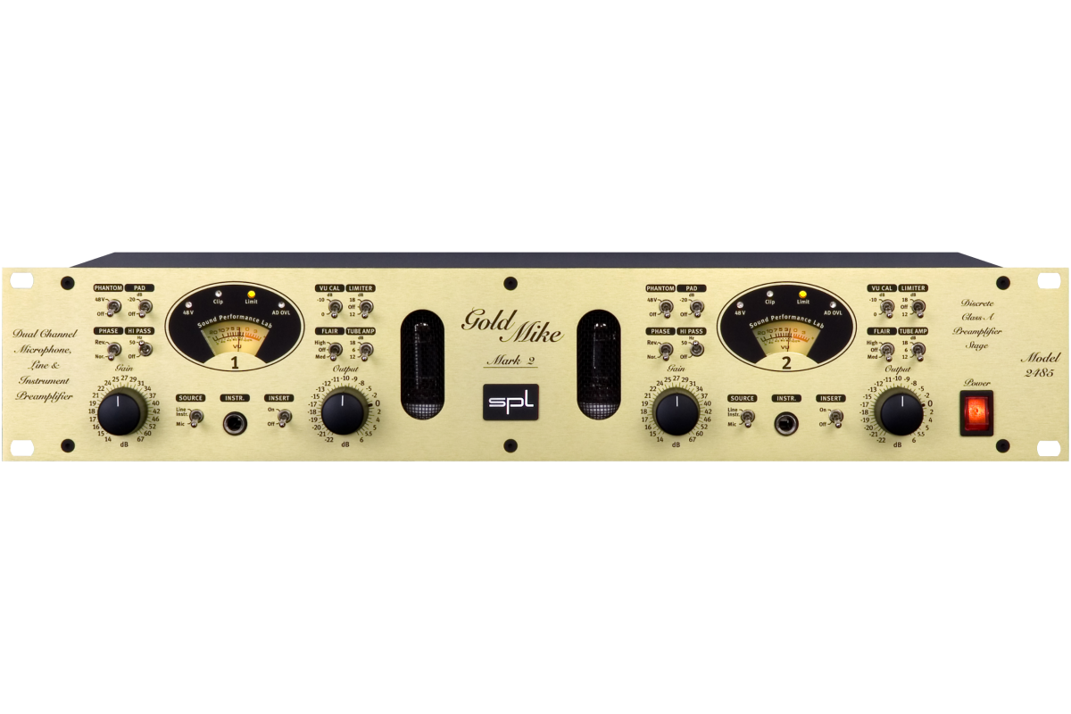 SPL Audio GoldMike Mk2 - Dual Channel Microphone and Instrument Preamplifier