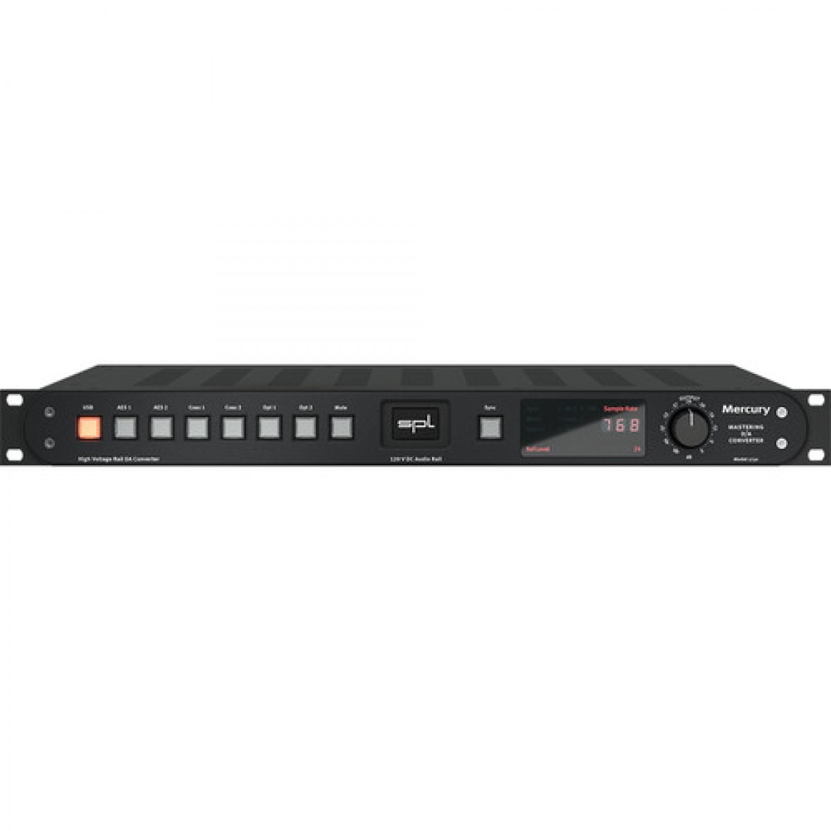 SPL Mercury Mastering D-A Converter with Monitor Control (Black)