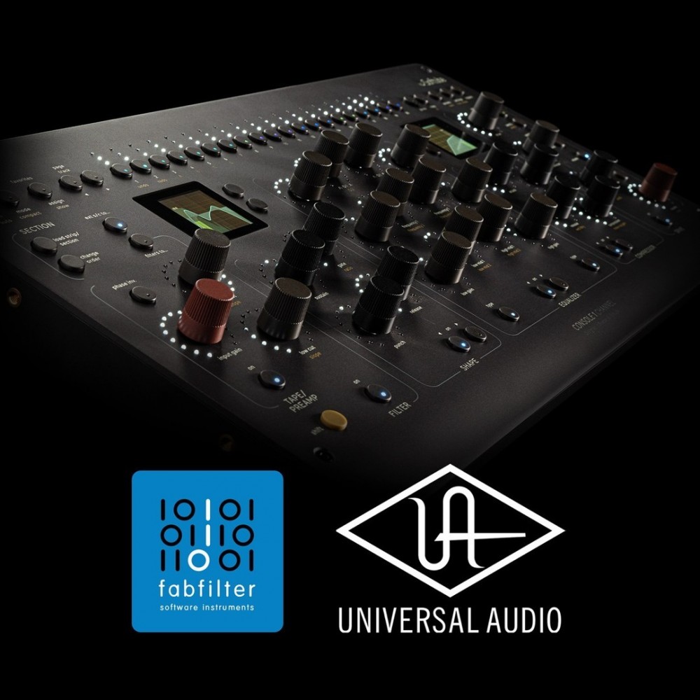 New Console 1 features: FabFilter & UADx control,  plus two new preamps