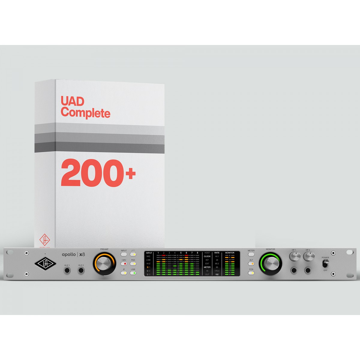 Universal Audio Apollo x8 | Gen 2 (Studio+) - UAD Complete Plug-In Bundle
