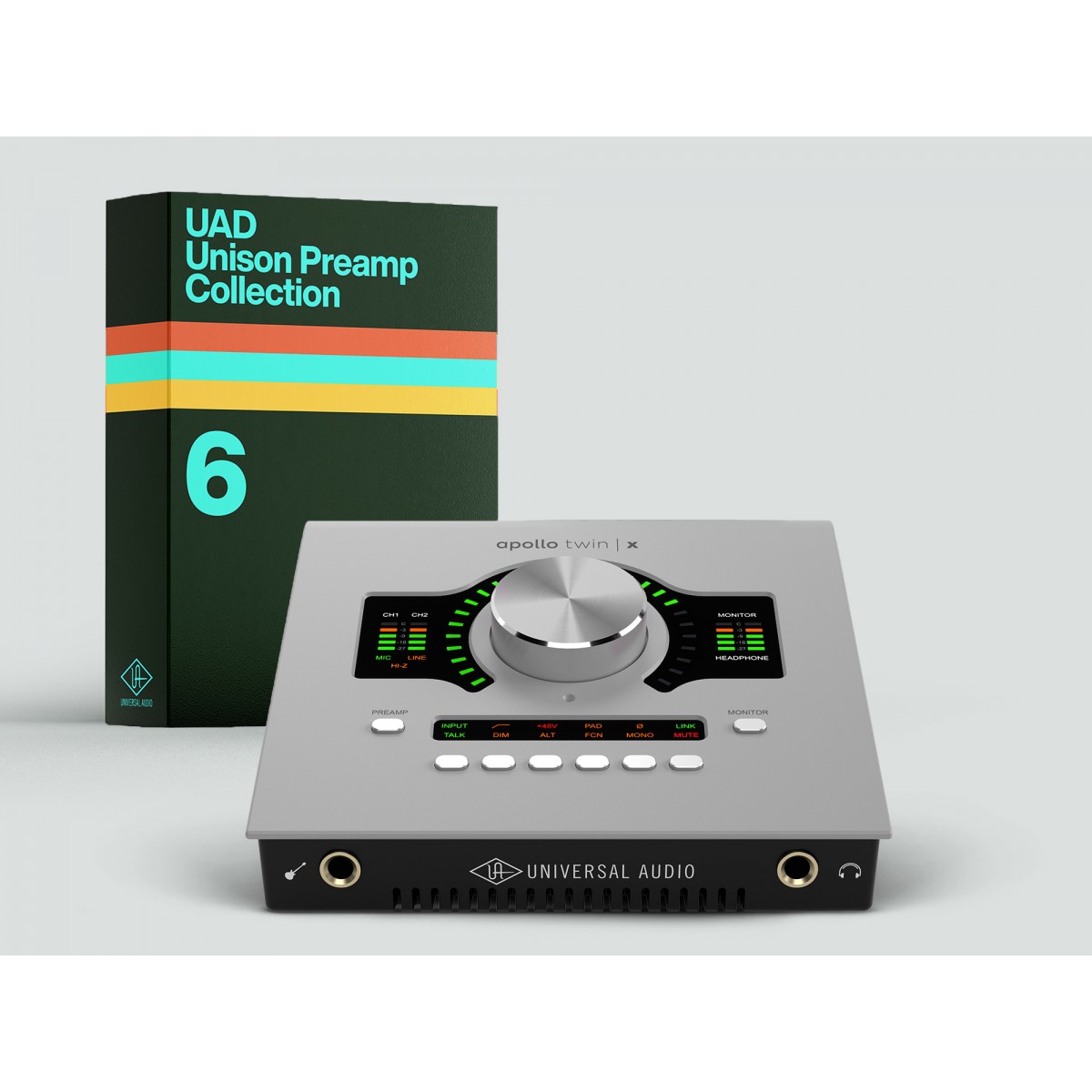 Universal Audio Apollo Twin X DUO | Gen 2 (Studio+) - UAD Unison Preamp Bundle