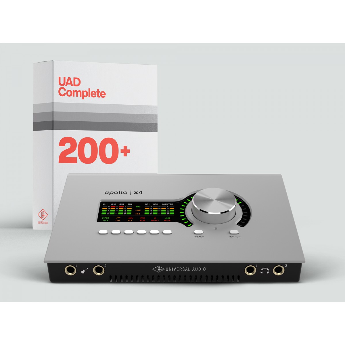 Universal Audio Apollo x4 | Gen 2 (Essentials+) - UAD Complete Plug-In Bundle