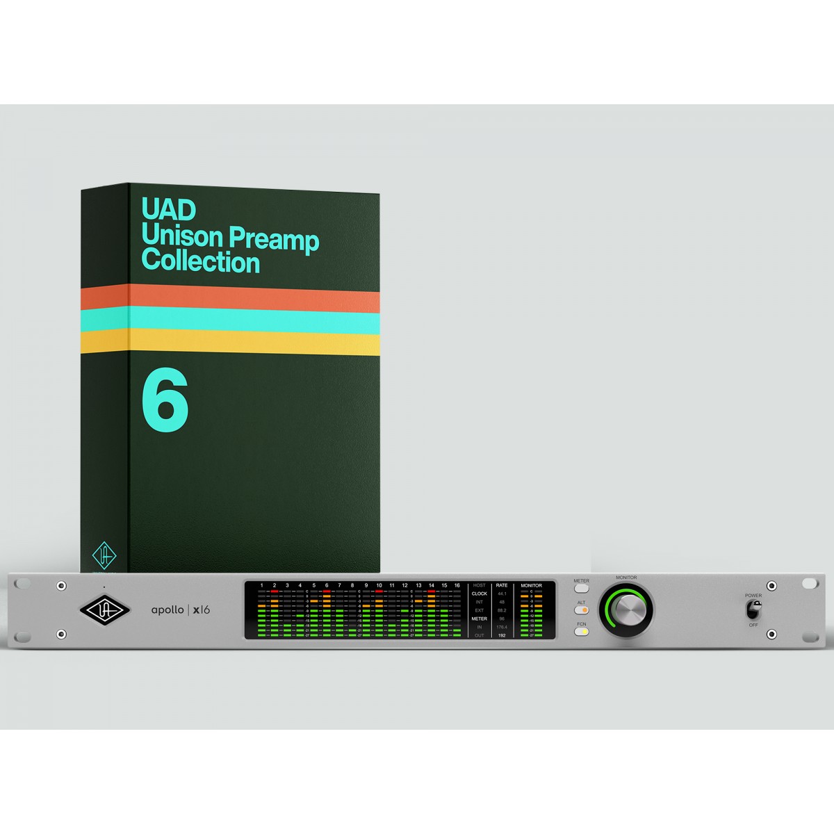 Universal Audio Apollo x16 | Gen 2 (Essentials+) - UAD Unison Preamp Bundle