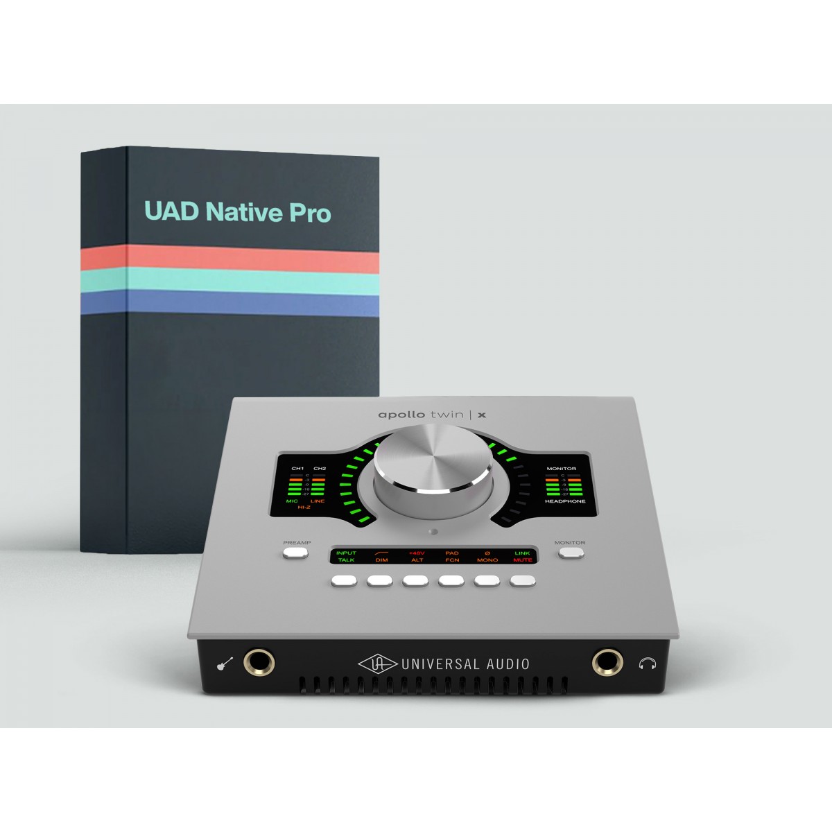 Universal Audio Apollo Twin X QUAD | Gen 2 (Studio+) - UAD Native Pro