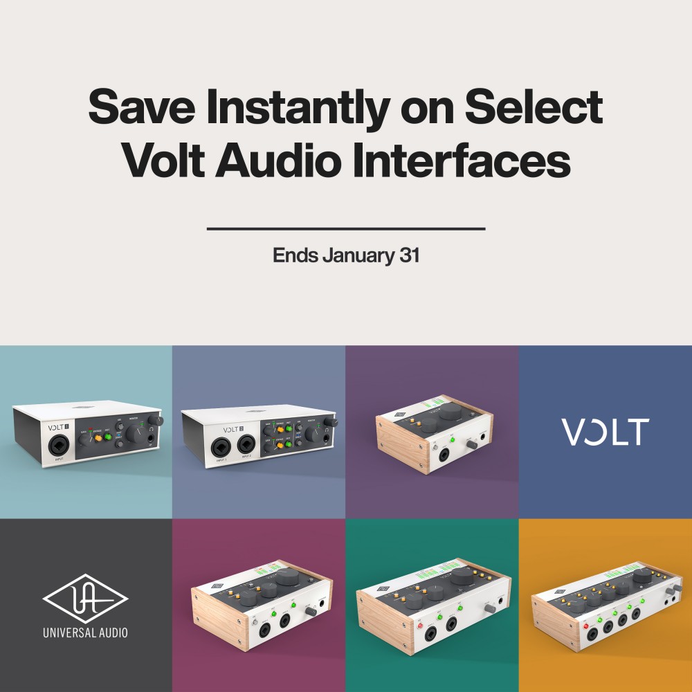 VOLT USB Recording Studio Instant Savings Event 