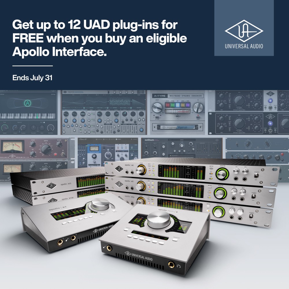 Apollo + Free Plug-Ins Promo