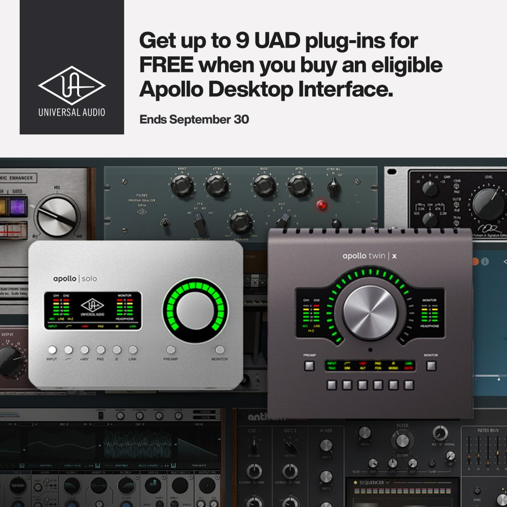Apollo Desktop + Free Plug-Ins Promo