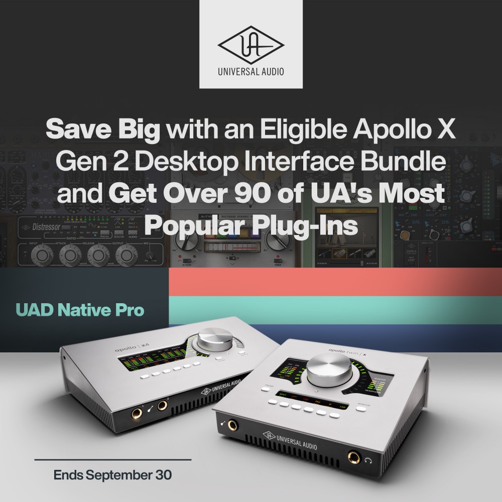 Apollo X Gen 2 Desktop + UAD Native Pro Bundle Instant Savings Event