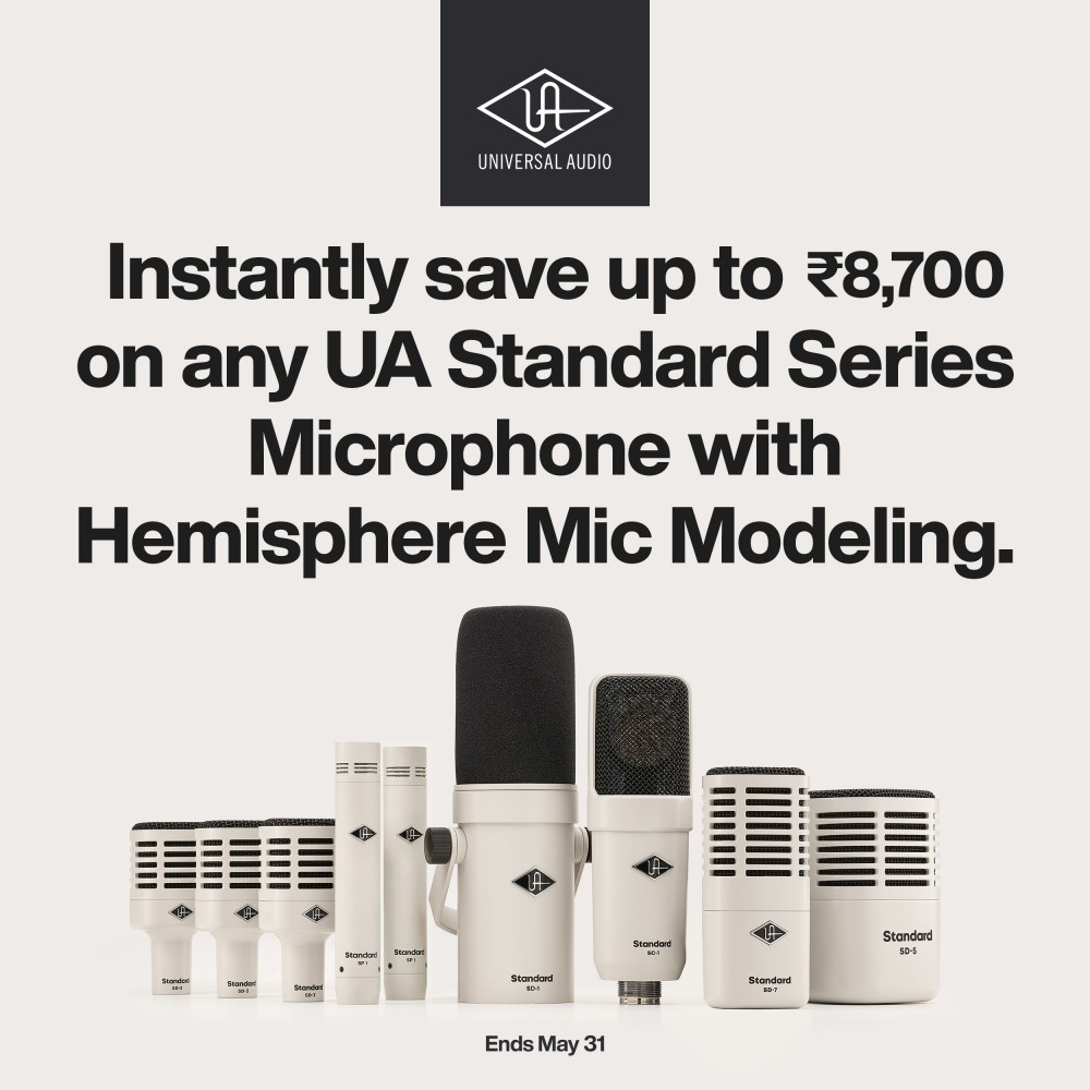UA Standard Series Microphone Instant Savings Event  (May 2025)