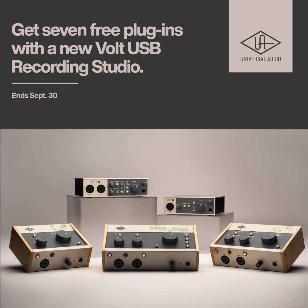Volt USB Recording Studio + Free Plug-Ins Promo (Aug 2025)