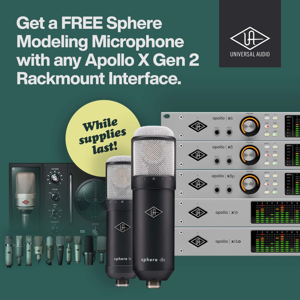 Apollo X Gen 2 Rackmount + Free Sphere Promo (June 2025)
