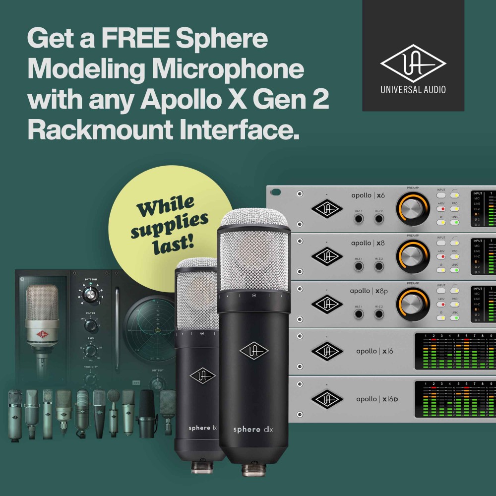 Apollo X Gen 2 Rackmount + Free Sphere Promo (Nov 2025)