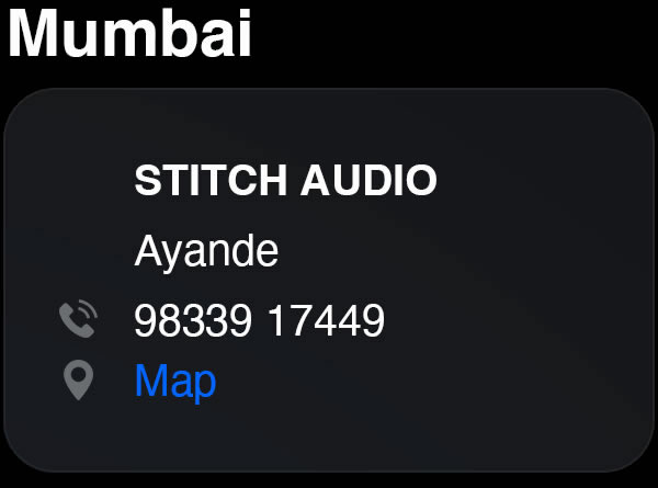 Stitch Audio