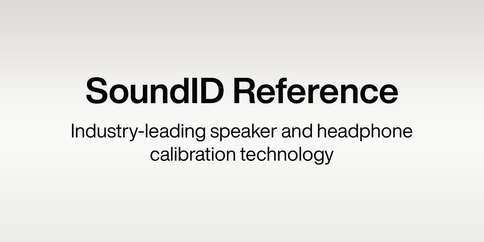 Sound Id Reference