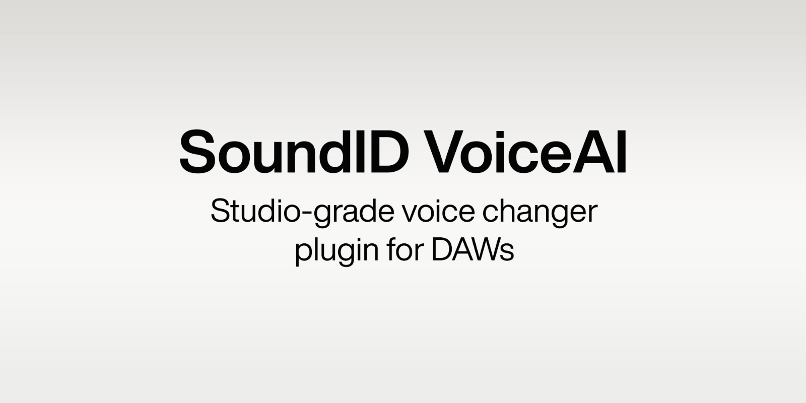 Sound Id Voice AI